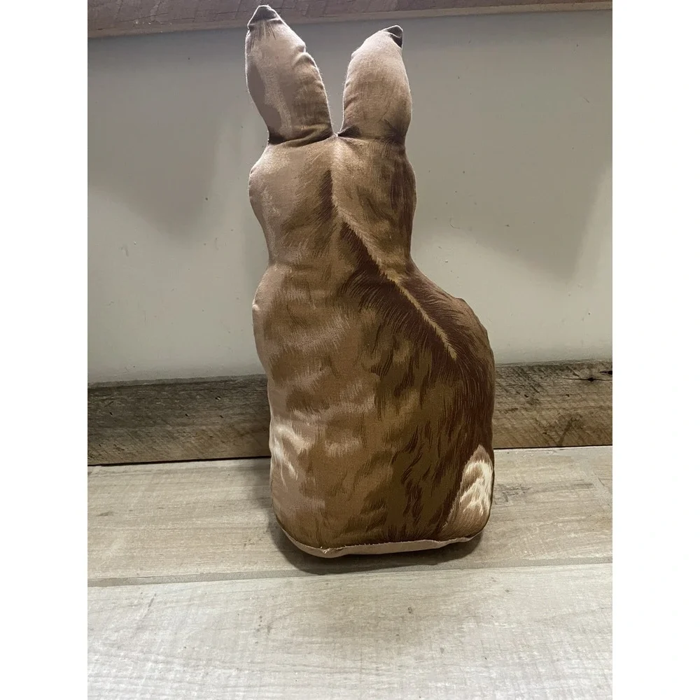 Vintage Brown Rabbit Decorative Pillow Stuffed Animal 15